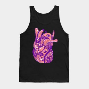 Violet Dahla Light Heart Tank Top